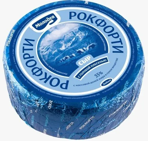 Фотография продукта Рокфорти с голубой плесенью  700 рублей