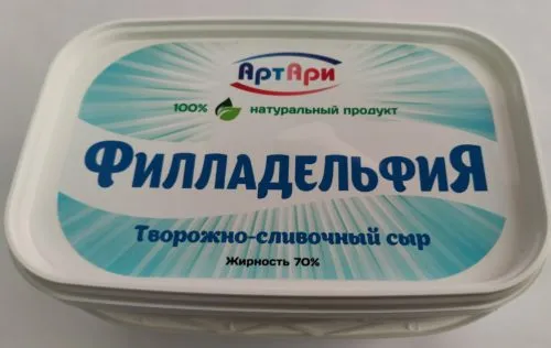 сыр Филладельфия, м.д.ж. 70% Т.М. АРТАРИ в Москве